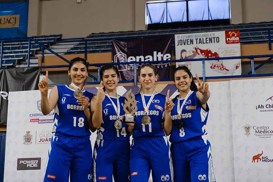 Miranda Zamora, Karina Esquer, Alejandra Rovira y Deyna González son las seleccionadas mexicanas en el basquetbol 3x3. 
