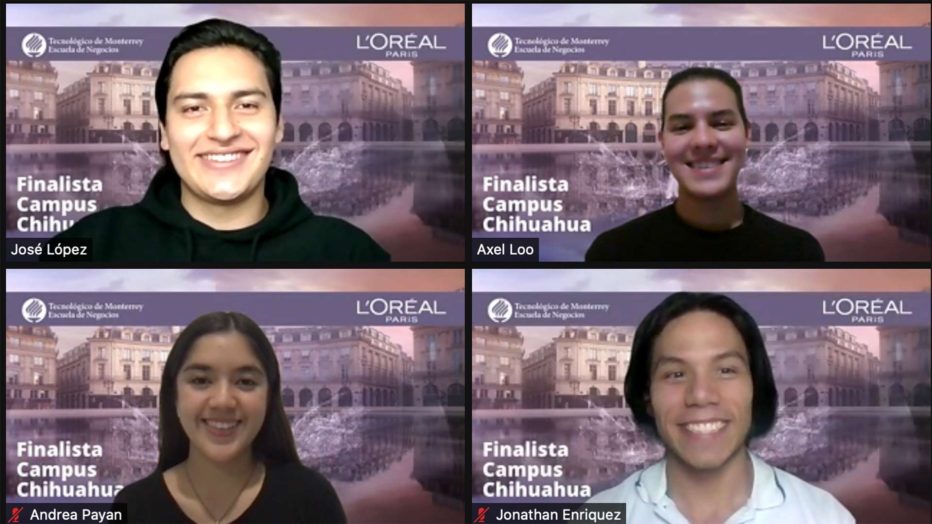 Los alumnos presentaron su propuesta ante directivos de L´Oréal