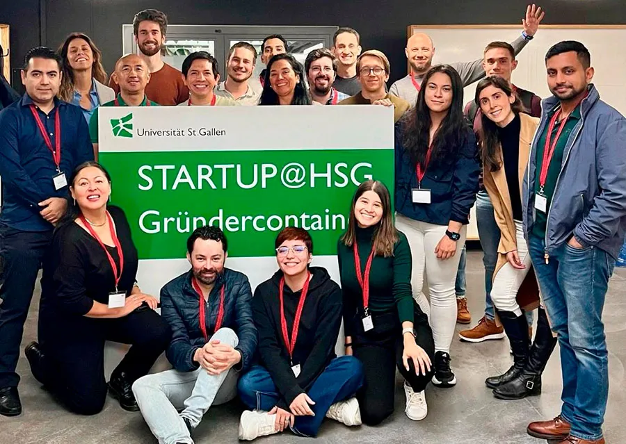 Durante su presentación en Suiza, obtuvieron el 1er lugar de las startups mexicanas. Foto: Daniela Cabrera
