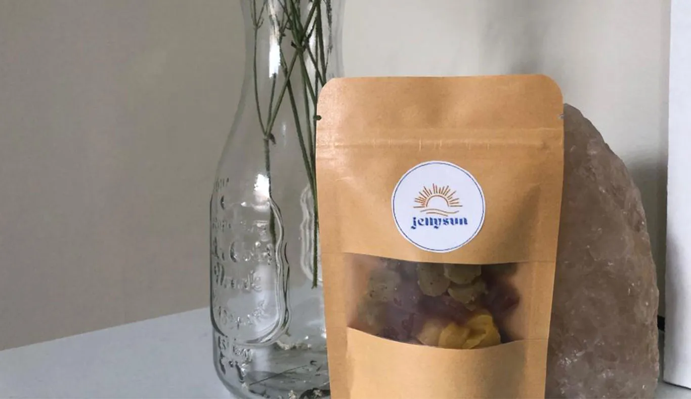 Gomitas con protección solar, proyecto de beca emprendimento