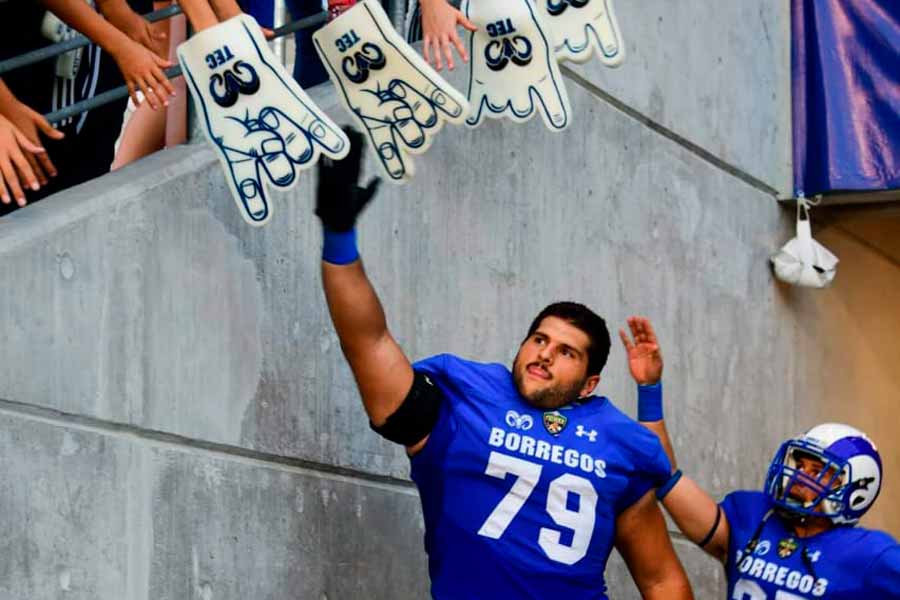 Héctor Zepeda, jugador de Borregos Monterrey, será uno de los participantes en el Combine México 2021.