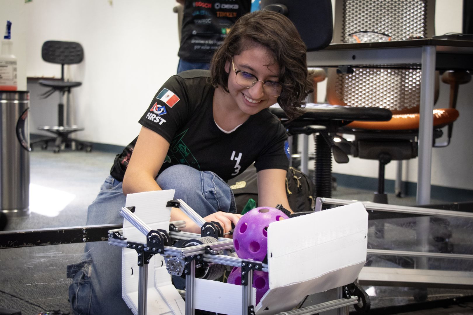 Amanda, copreseidenta de Hype-Birds