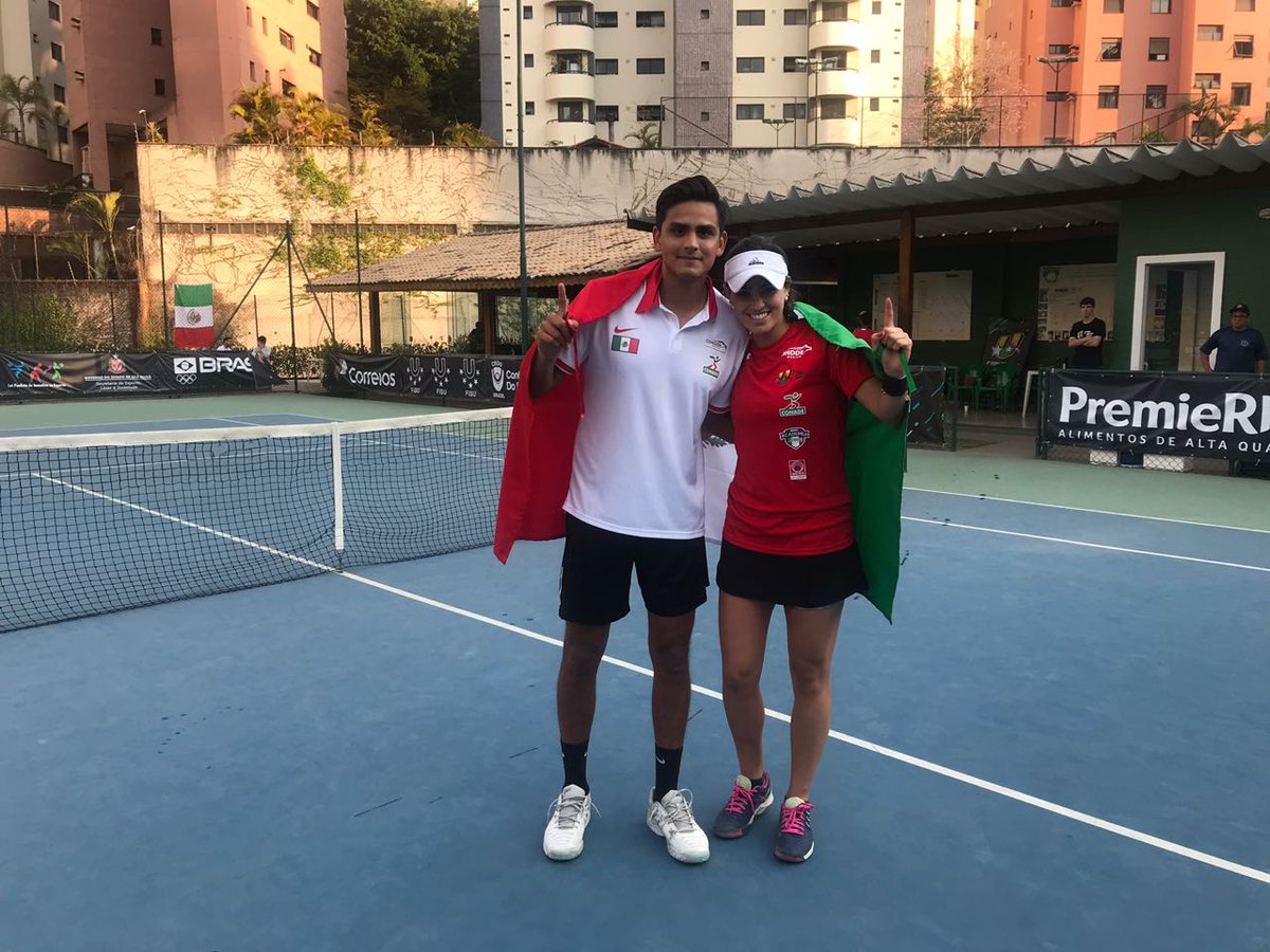 Iñaki Espindola y Regina Clark ganaron el oro en Dobles Mixtos.