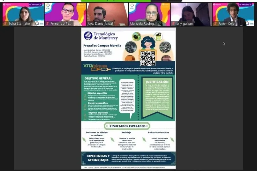 Presentación y explicación de la iniciativa de "VitaBiques" en Líderes con Sentido Humano.