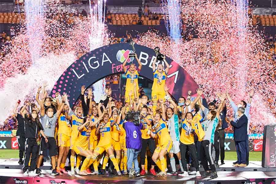 Borregas campeonas con Tigres