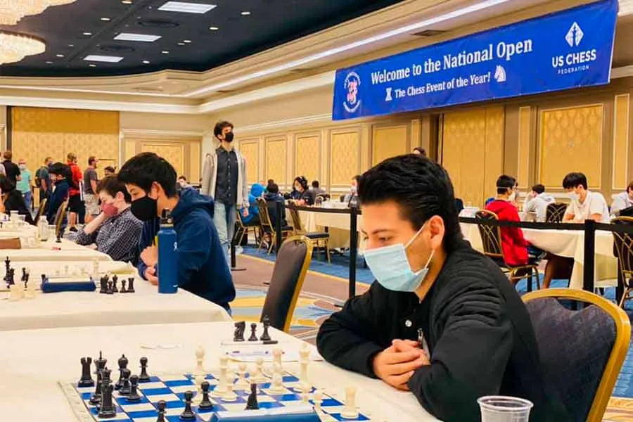 Isaac Tello, en el National Open de las Vegas