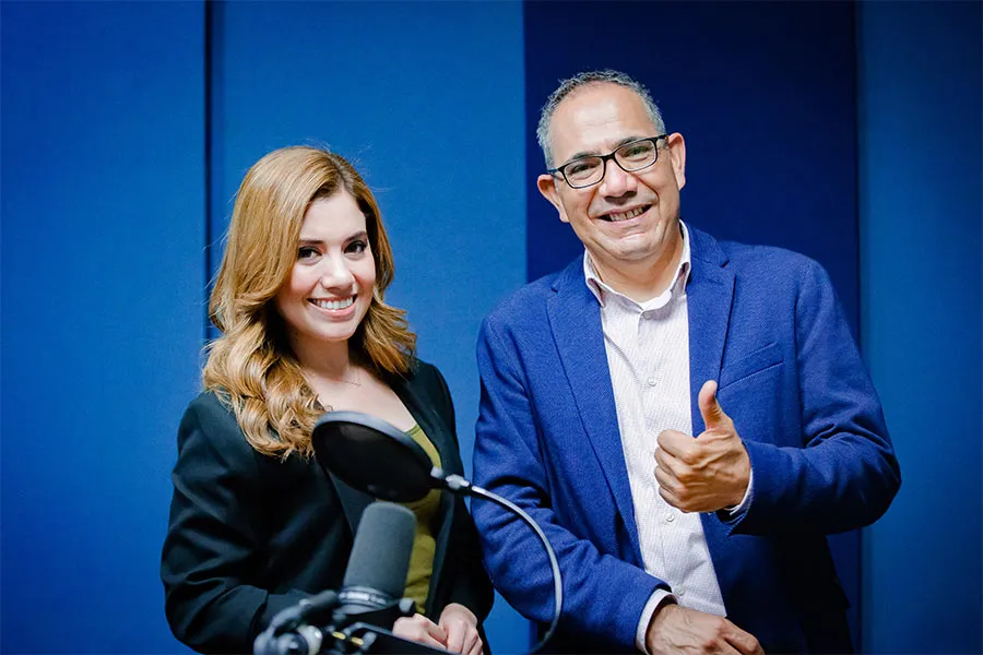 Sandra Canales y Jesús Uresti, son parte del equipo de Tec Sounds Radio en la actualidad.