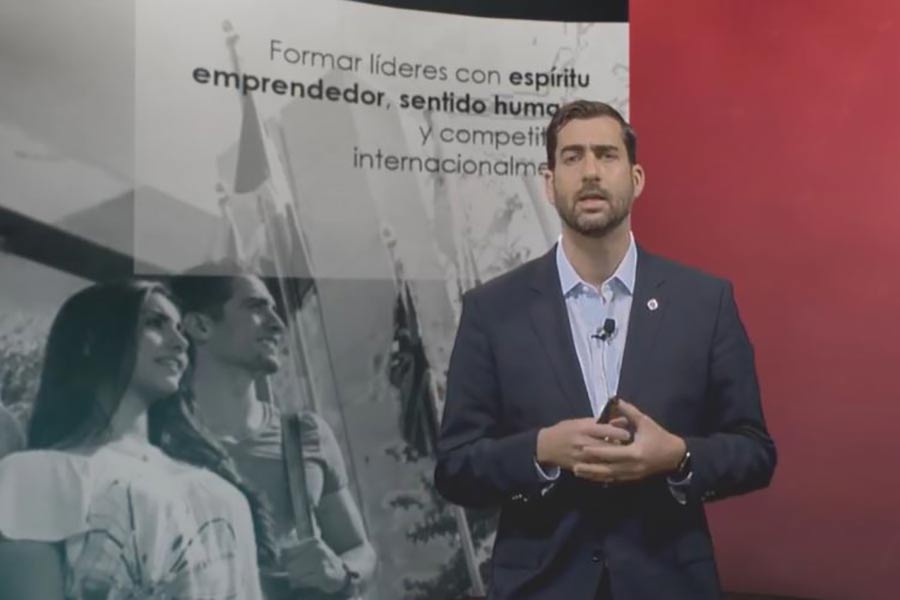 Juan Pablo Murra, rector de Profesional y Posgrado del Tec de Monterrey durante su participación en CIIE 2020