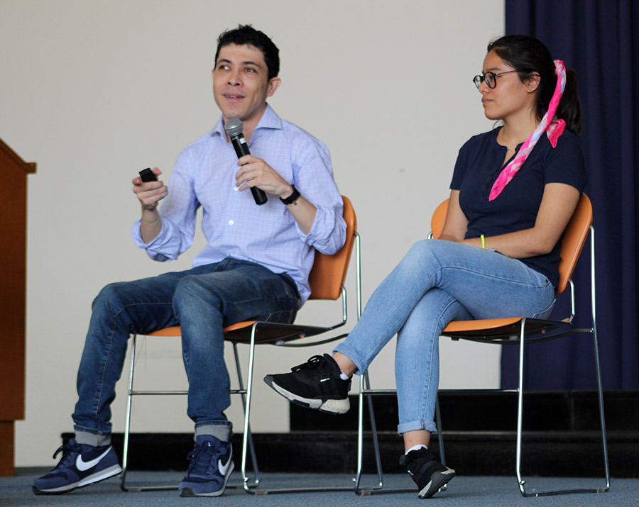 Juan Pablo Otero, conferencista de la semana de respeto, diversidad e inclusión del campus Cuernavaca