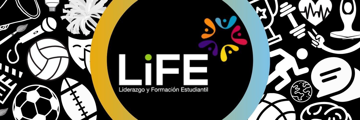 Portada de la sección de LiFE con su logotipo e iconos representativos del área.