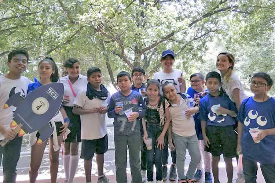 La alumna también ha participado en diversos proyectos de servicio social dentro del Tec, como Viaje a través del universo.