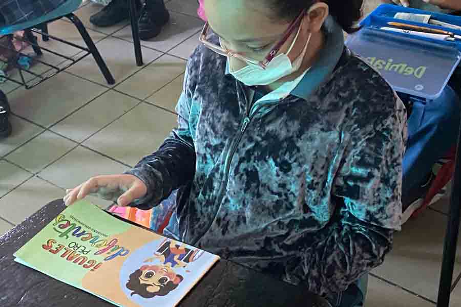 Los alumnos han aprendido de inclusión mediante "Libros con propósito".