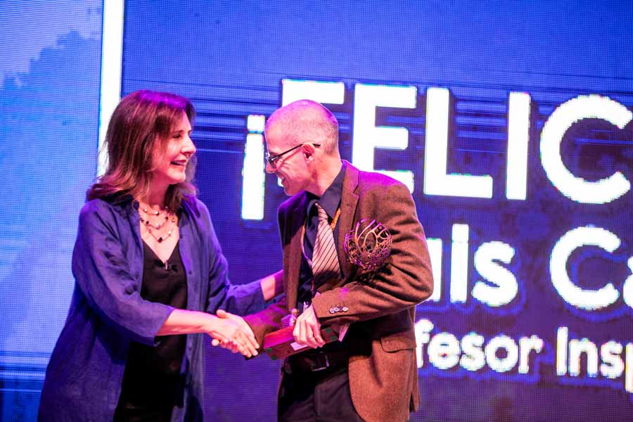 Luis Félix, docente de la Escuela de Ingeniería y Ciencias, fue distinguido con el premio a las y los Profesores Inspiradores.