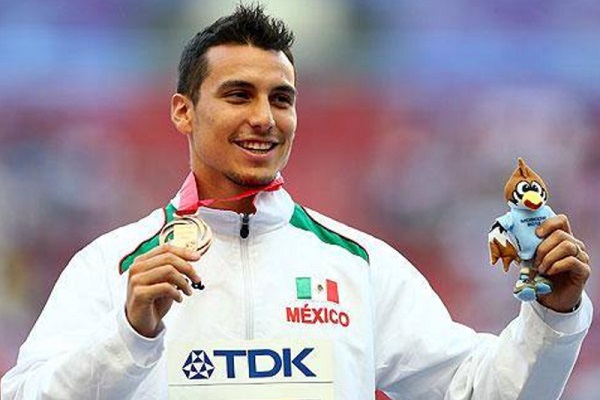 Uno de los mayores logros de Rivera fue el tercer lugar en el Mundial de Atletismo de Rusia.