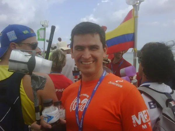Mauricio Campos, entrenador en jefe de los Borregos de Natación.