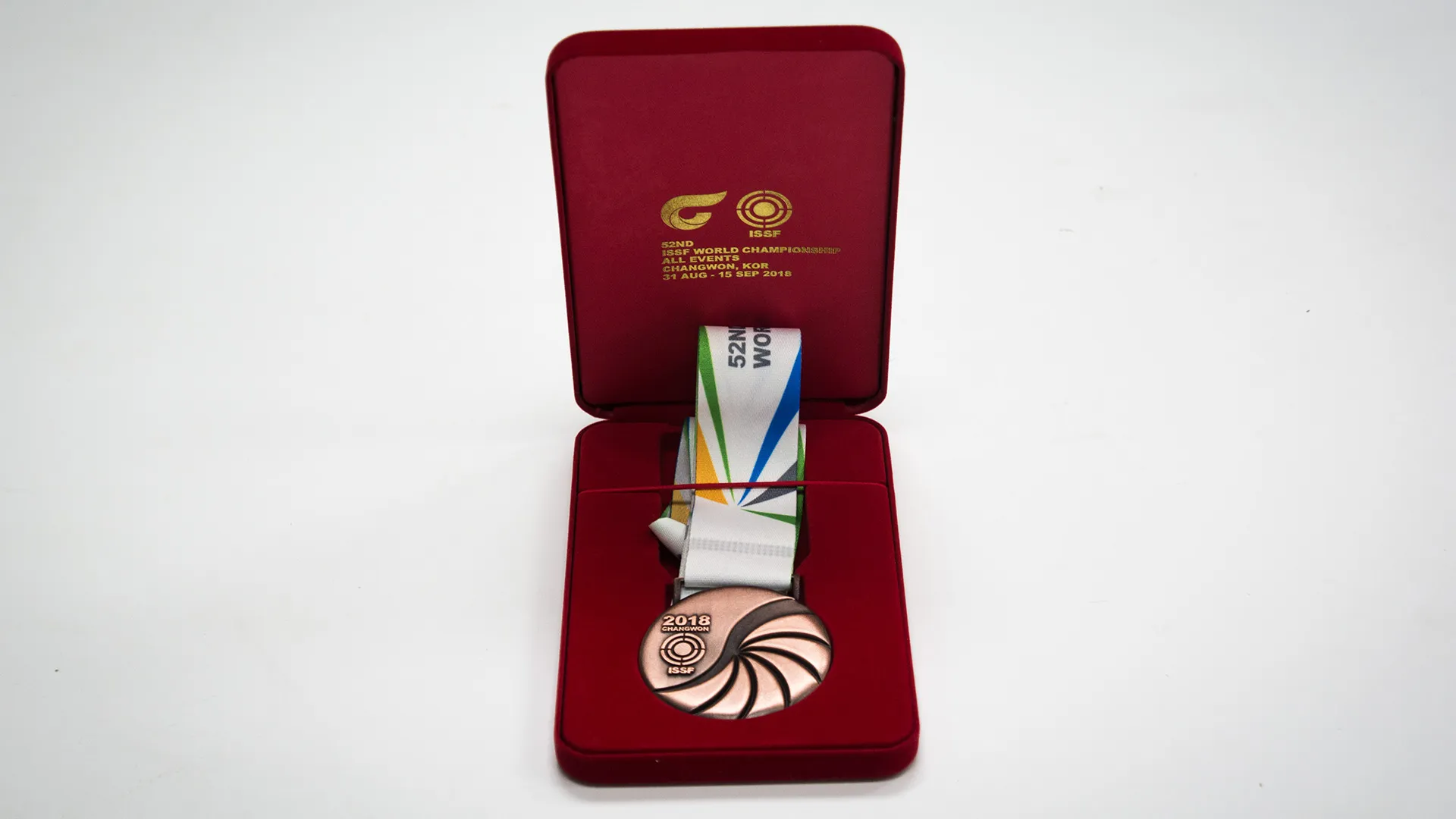 Medalla que se le fue otorgada en el Campeonato Nacional