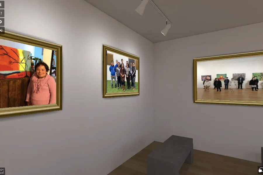 Retratos de los miembros de la asociación