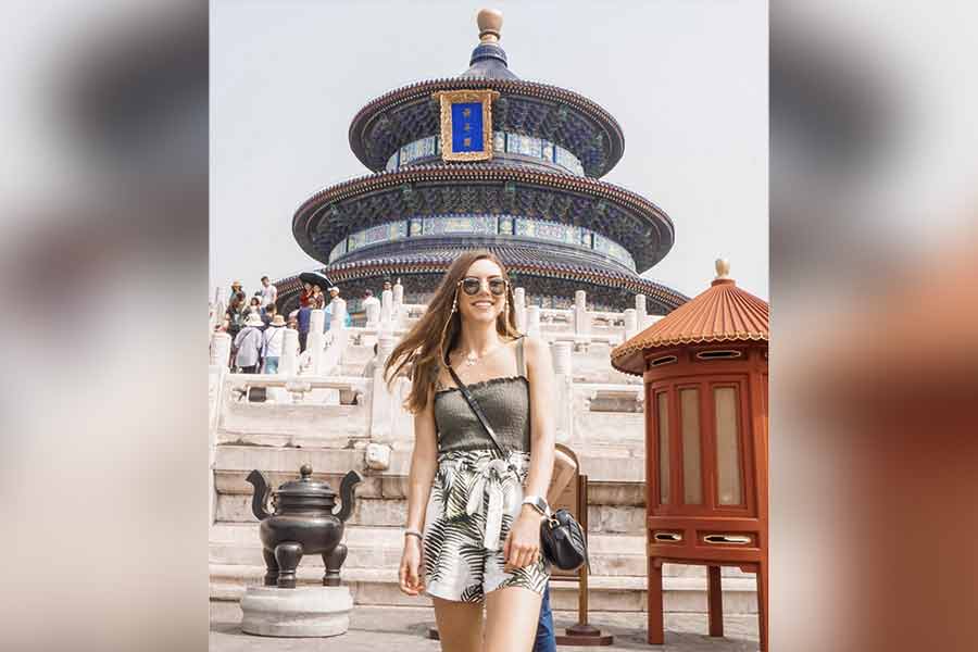 Natalia Orozco alumna destacada del campus Monterrey en viaje a China como parte del PLEI