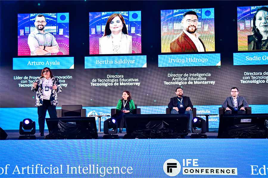 El panel magistral se realizó en el marco del IFE Conference 2024 que como tema central tiene a la Inteligencia Artificial en la educación.