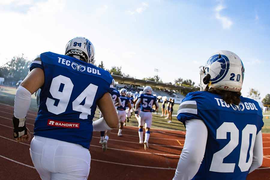 Presentación futbol americano ONEFA, equipo del Tec Guadalajara.