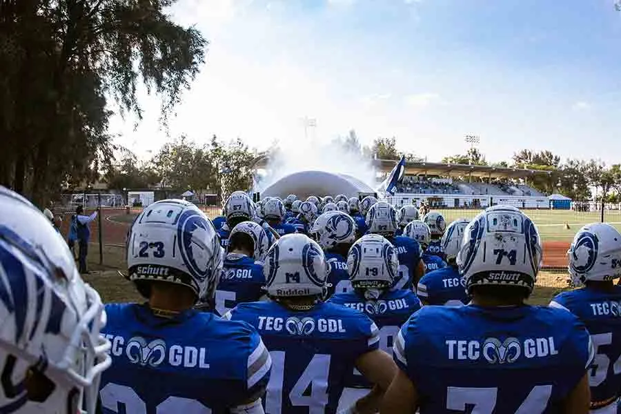 Presentación futbol americano ONEFA, equipo del Tec Guadalajara.