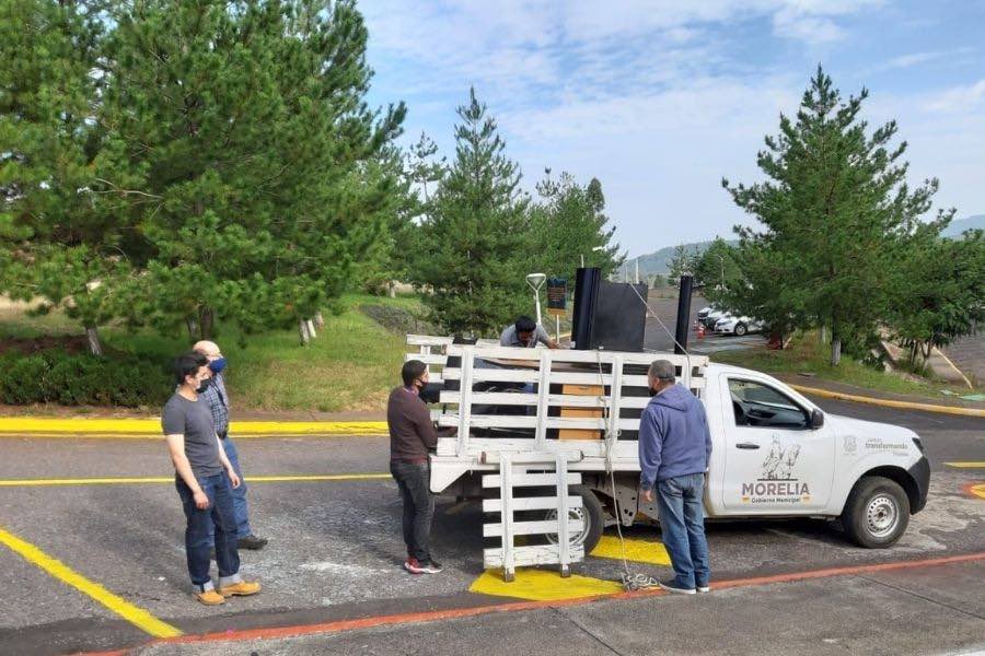 Al finalizar el proceso de donaciones, los muebles son llevados a un nuevo lugar donde se les dará el mejor uso.