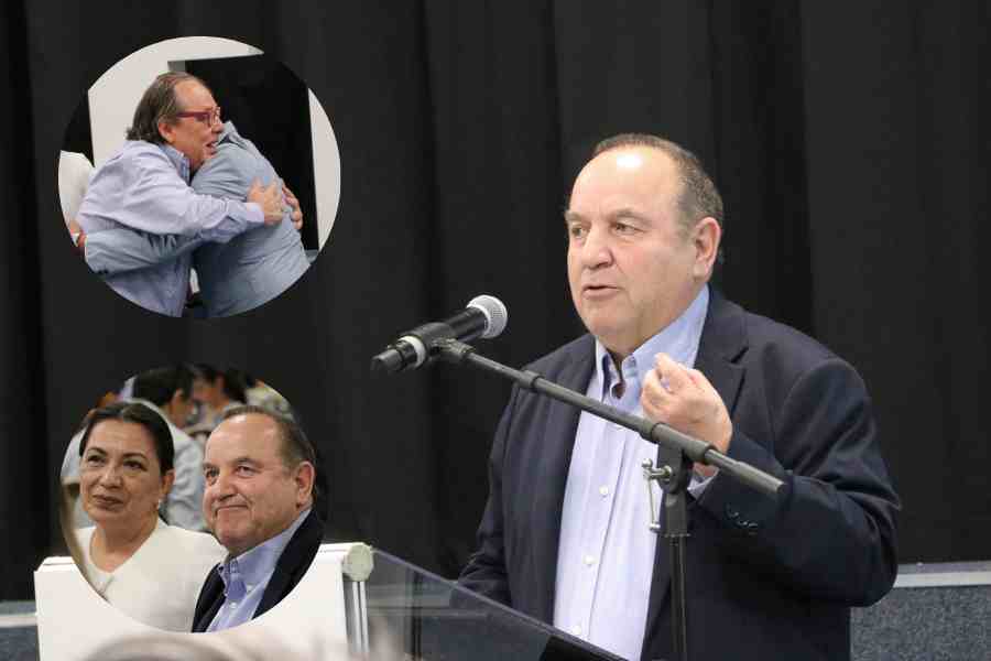 Francisco Valderrey después de recibir el Premio