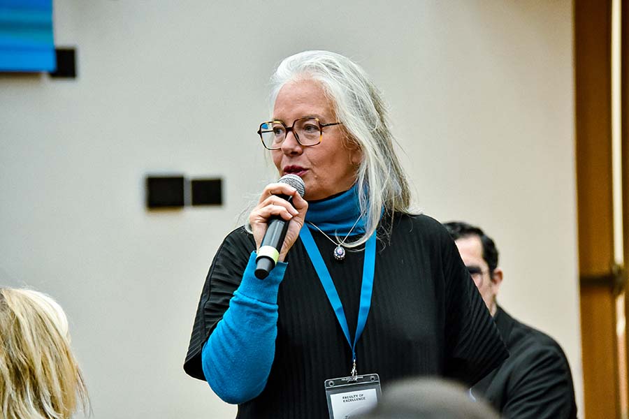 La profesora del Tec imparte clases de urbanismo y género en campus Guadalajara. FOTO: Daniela Iturbe