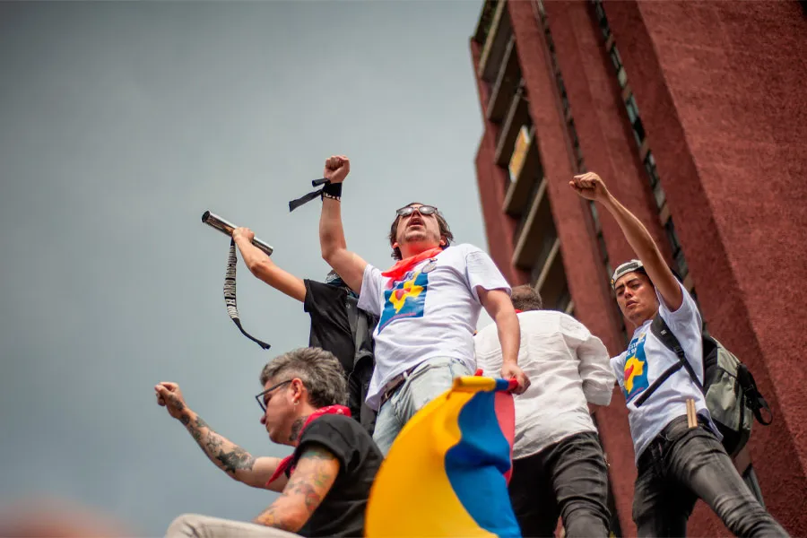 Protesta reforma tributaria