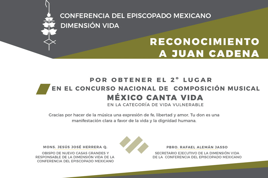 Reconocimiento Juan Cadena