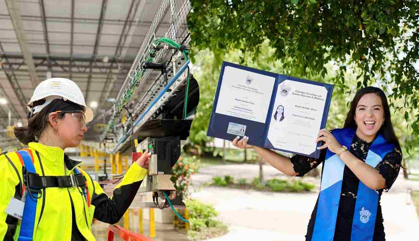 Regina trabajando en amazon en automatización