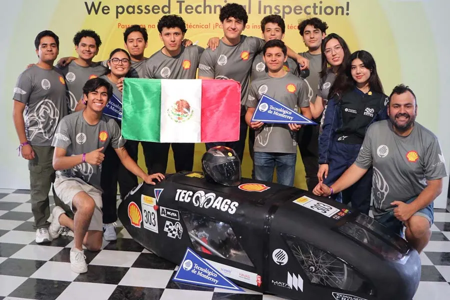 Los integrantes de Borregos Racing