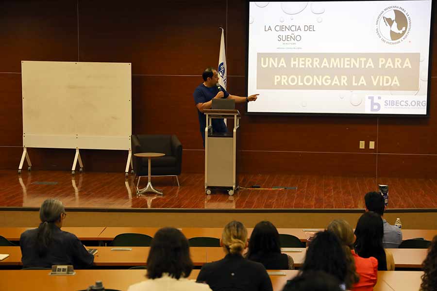 Simposio de medicina para la calidad de vida realizado en el Tec Guadalajara.
