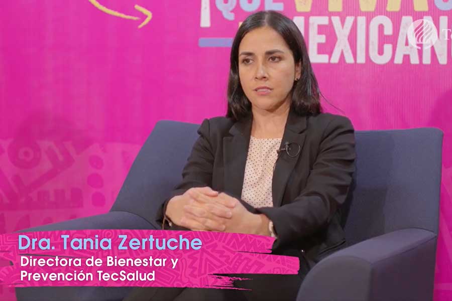 Tania Zertuche, directora de Bienestar y Prevención de TecSalud. 