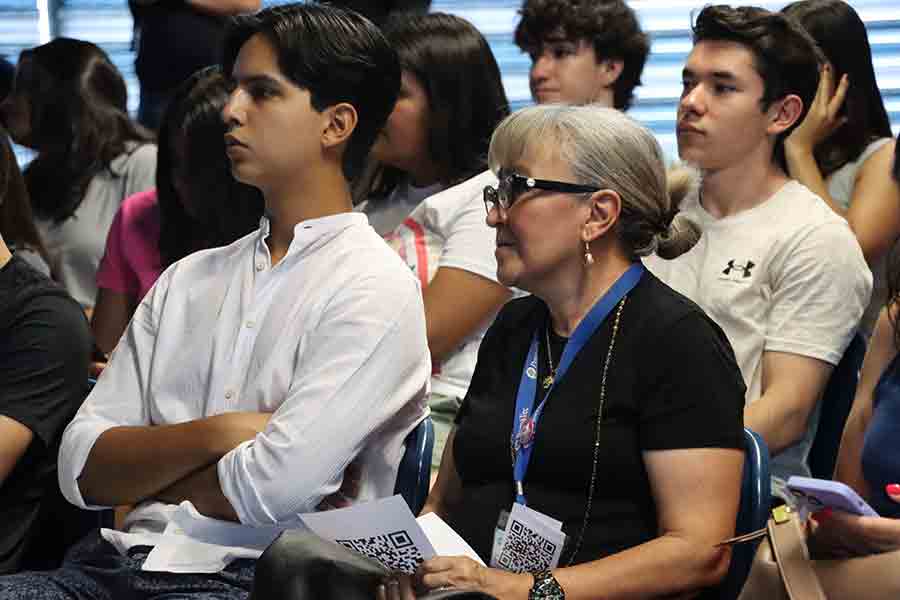 Se vivió gran participación de padres y alumnos de la comunidad Tec. Foto: Regina Rosas