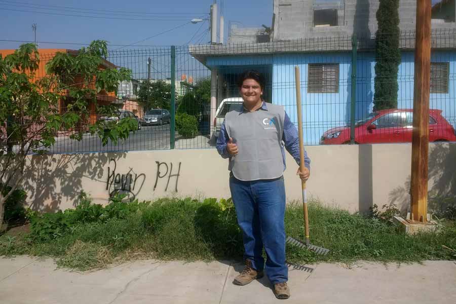 Caballero realizó un voluntariado en Sociedad Sostenible (SOSAC).