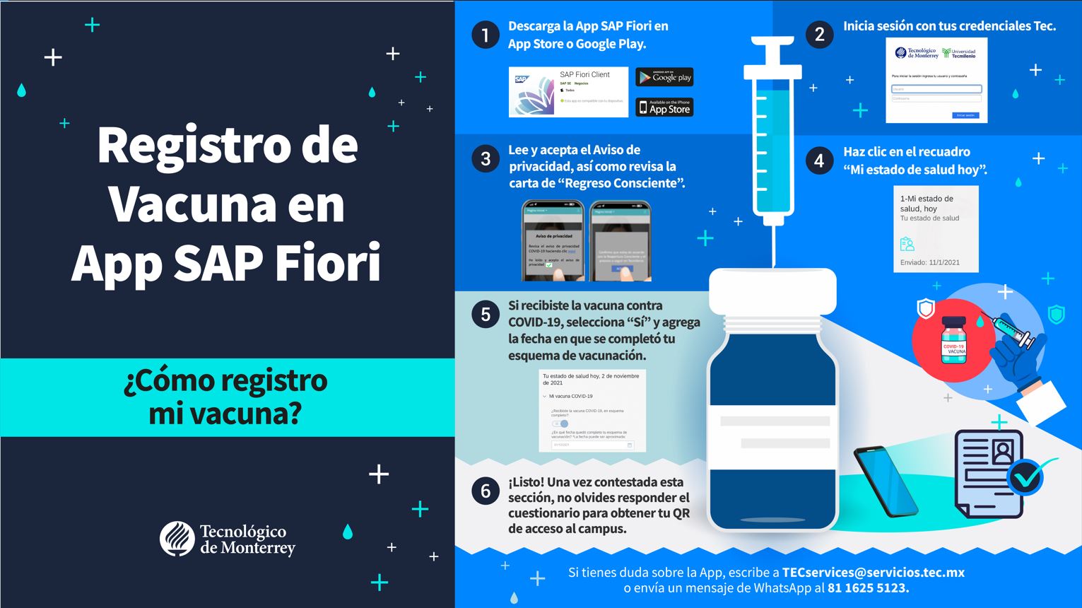 Registro Vacuno SAP Fiori