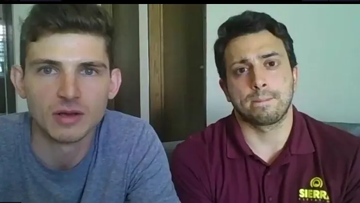 Javier Díaz y Adrián Holvelman abrieron el gimnasio de escalada Sierra Elevation y hablaron sobre su experiencia como emprendedores.