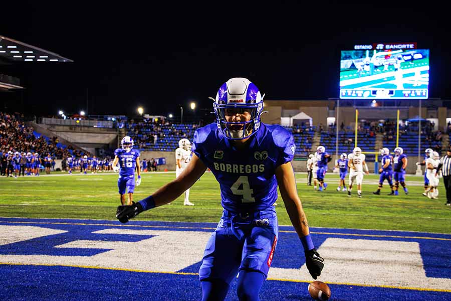 Víctor Palacios, jugador de Borregos Monterrey.