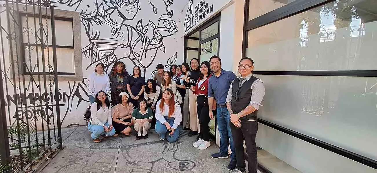 Vinculación con la casa del autor y estudiantes del Tec Guadalajara.