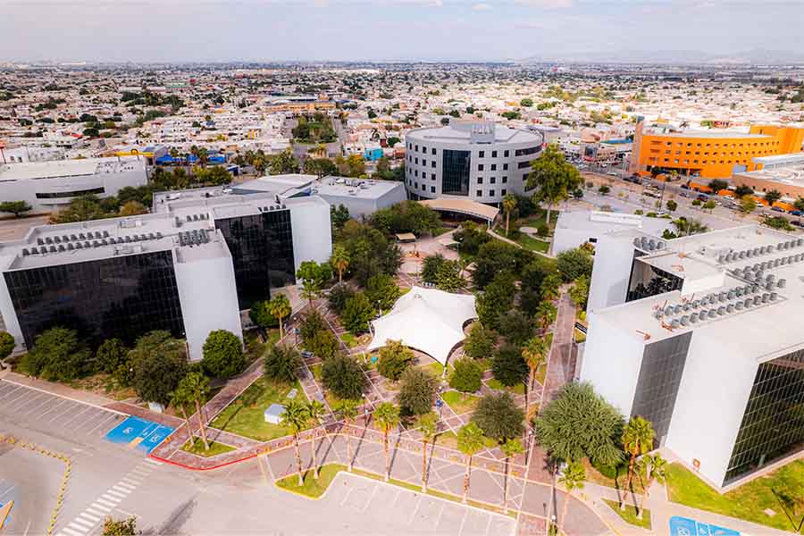 Vista panorámica del Tecnológico de Monterrrey campus Laguna, institución que presentó el Informe Anual 2024