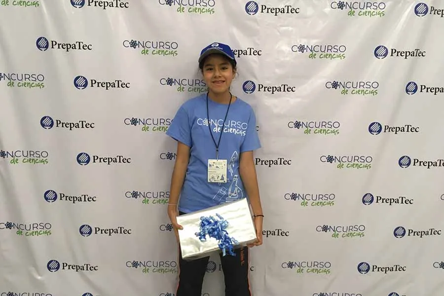Viviana Carrizales participó en el concurso de ciencias PrepaTec cuando estaba en secundaria.