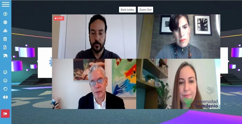 Emilio Cabrero, Lorena Guillén, Mario Adrián Flores y Lorena Pulido hablaron sobre distritos de innovación dentro de Wellbeing 360°.