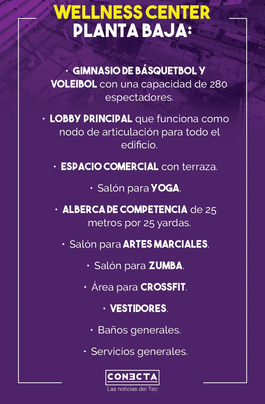 Infografía Wellness Center