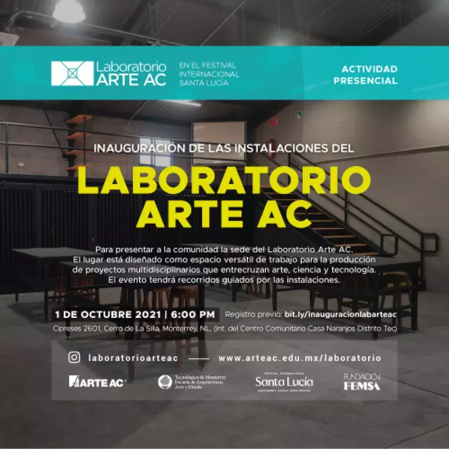 Laboratorio Arte AC invita a la inauguración de este espacio.