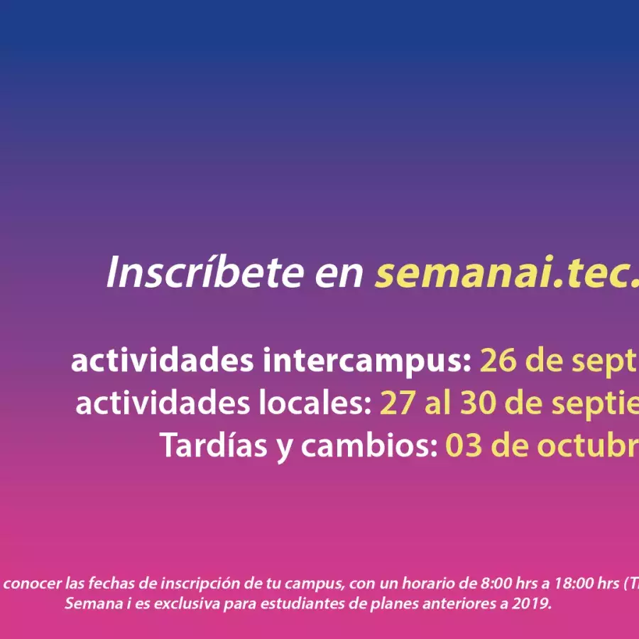 semana i tec guadalajara.