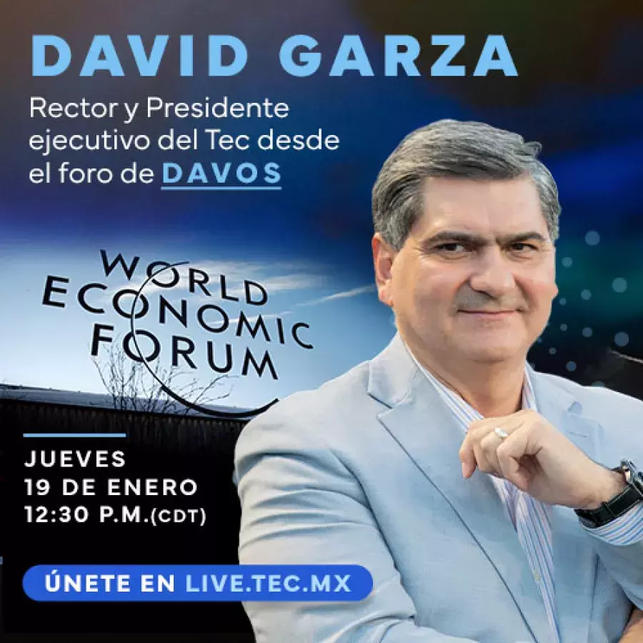 David Garza en foro de Davos