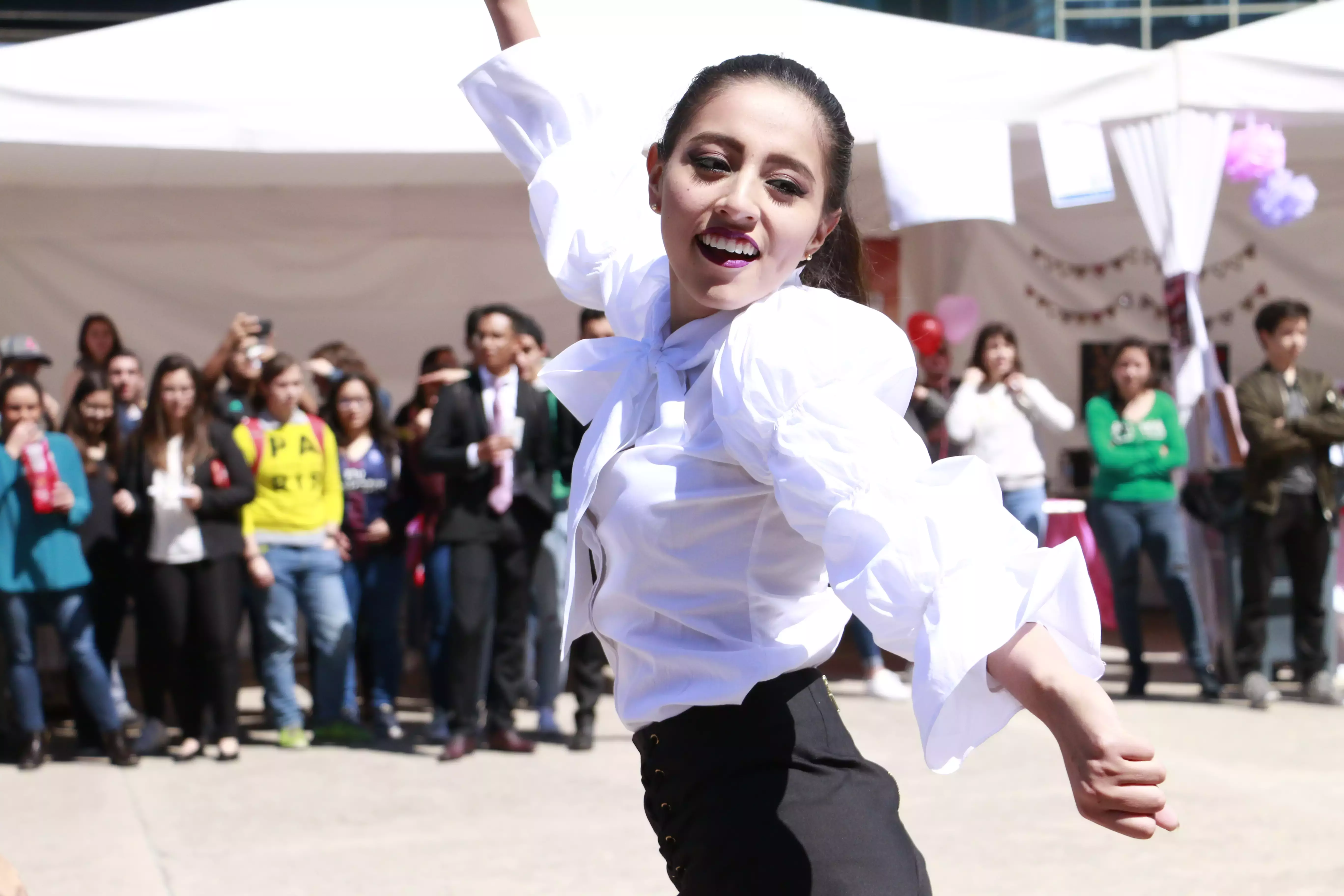 La kermesse se celebró en la Plaza de las Banderas