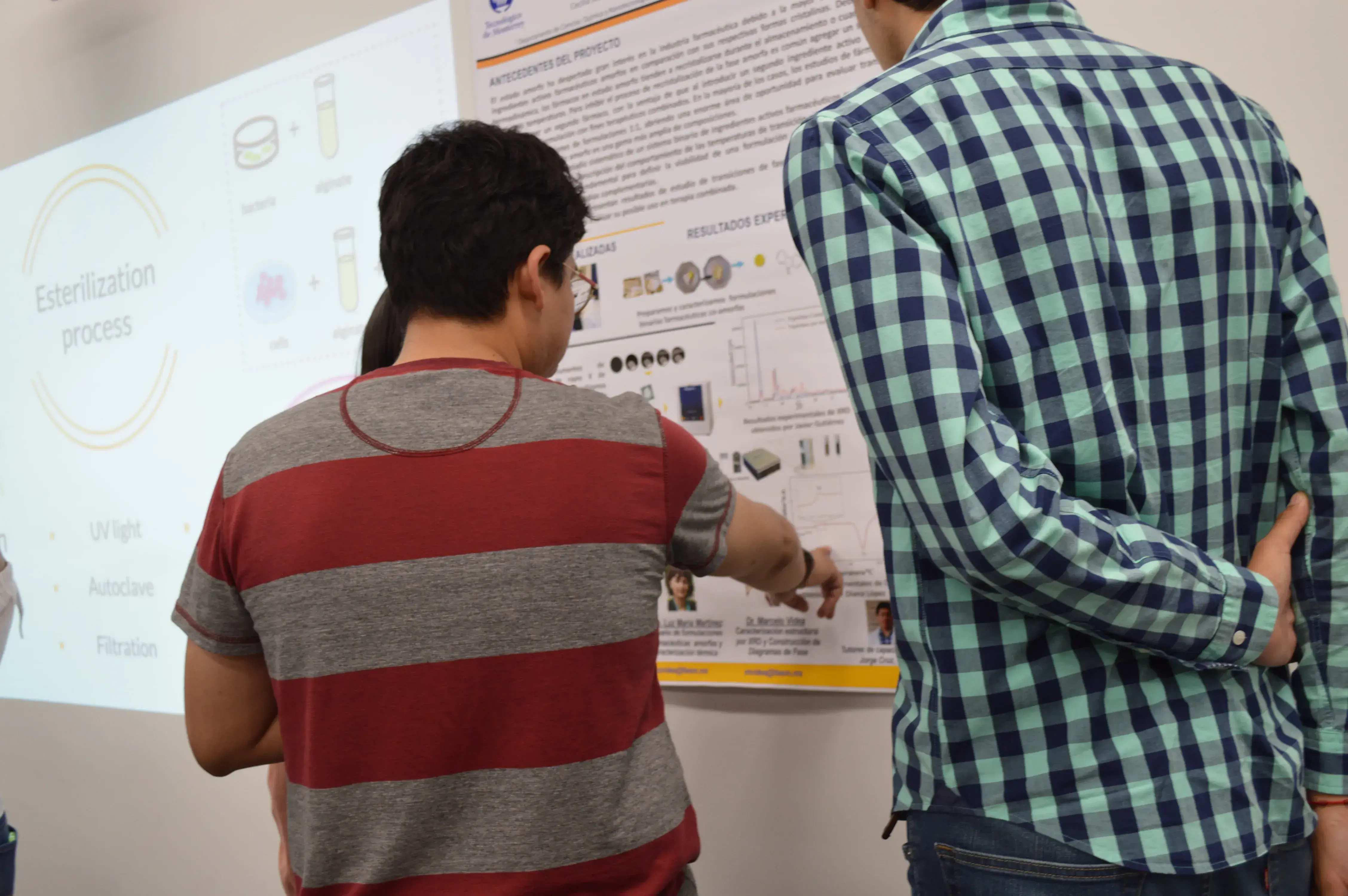 Señalando los resultados del proyecto