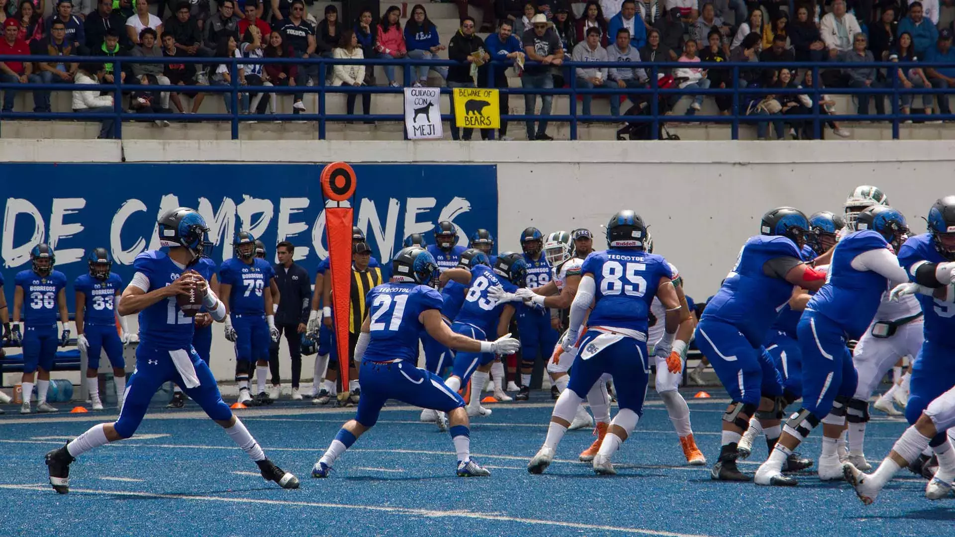 Primera derrota en casa en temporada 2018 para Borregos Toluca frente a los Aztecas de la UDLAP